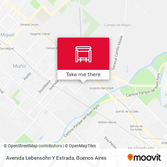Avenida Lebensohn Y Estrada map