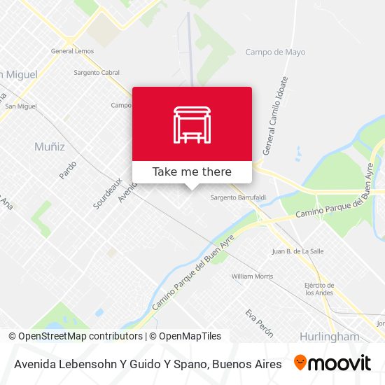 Mapa de Avenida Lebensohn Y Guido Y Spano