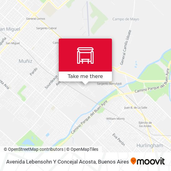 Avenida Lebensohn Y Concejal Acosta map