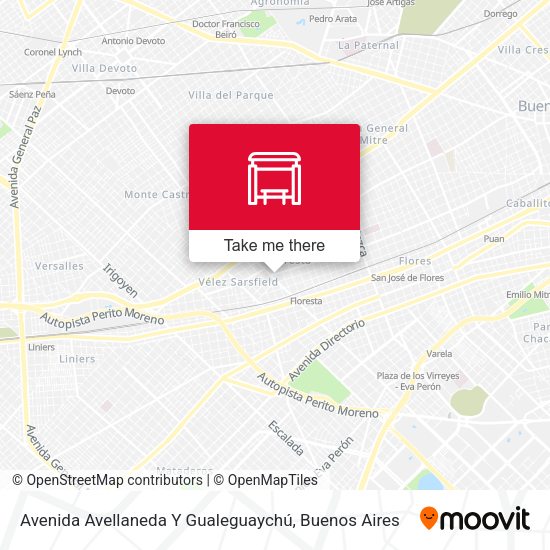 Mapa de Avenida Avellaneda Y Gualeguaychú