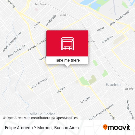 Felipe Amoedo Y Marconi map