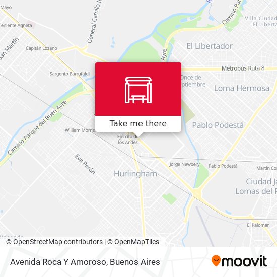 Avenida Roca Y Amoroso map
