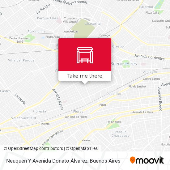 Neuquén Y Avenida Donato Álvarez map