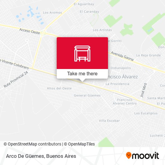 Mapa de Arco De Güemes