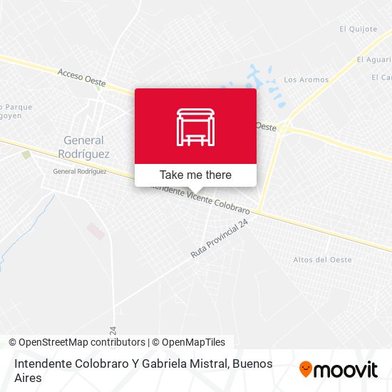 Intendente Colobraro Y Gabriela Mistral map