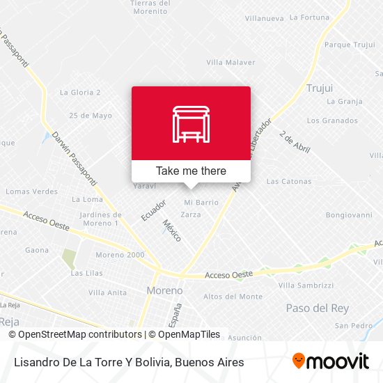 Lisandro De La Torre Y Bolivia map