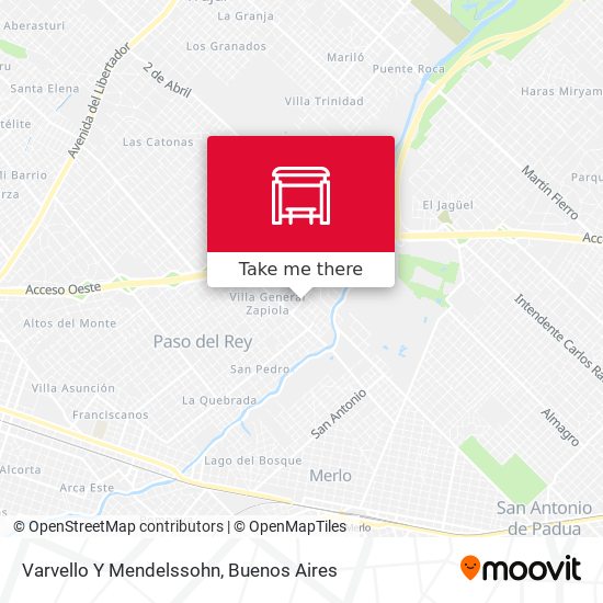 Mapa de Varvello Y Mendelssohn