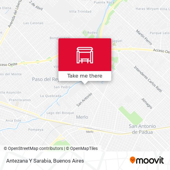 Antezana Y Sarabia map