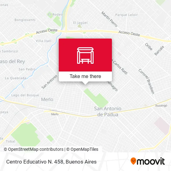 Centro Educativo N. 458 map