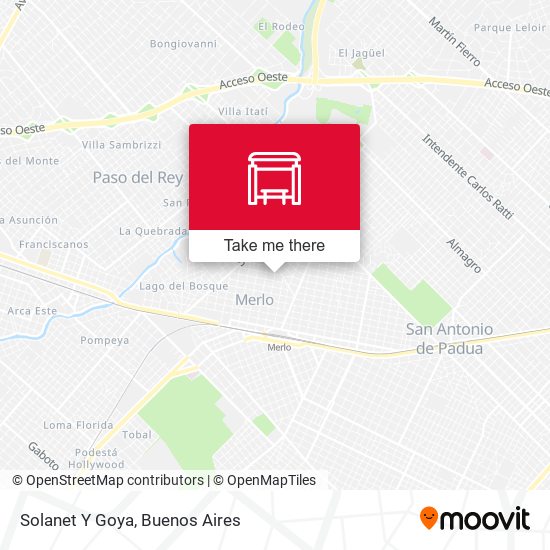 Mapa de Solanet Y Goya