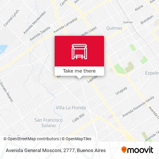Avenida General Mosconi, 2777 map