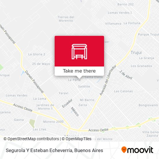 Mapa de Segurola Y Esteban Echeverría