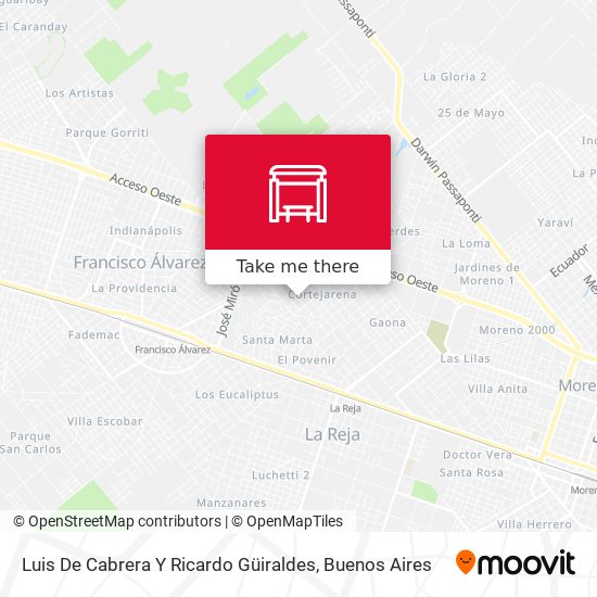 Luis De Cabrera Y Ricardo Güiraldes map
