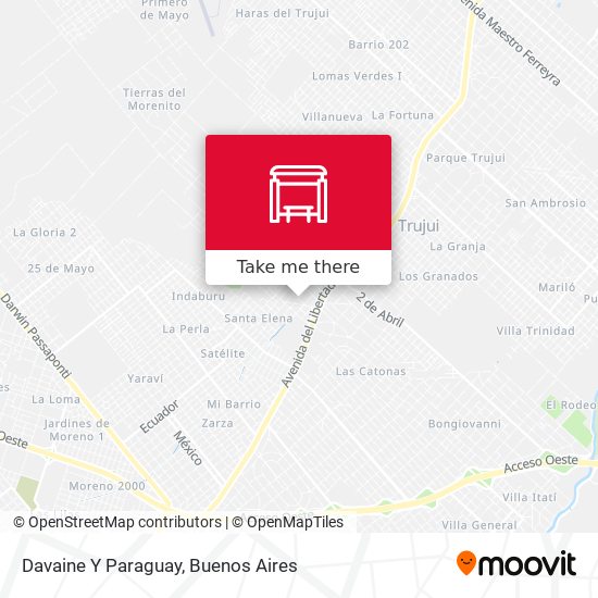 Davaine Y Paraguay map