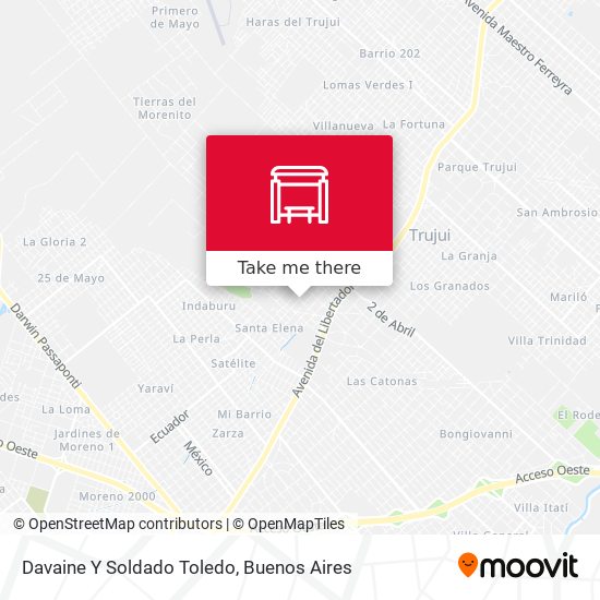 Mapa de Davaine Y Soldado Toledo
