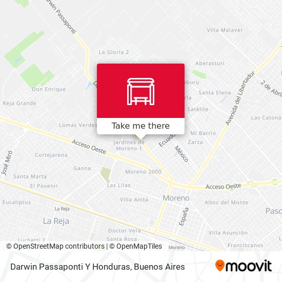 Darwin Passaponti Y Honduras map