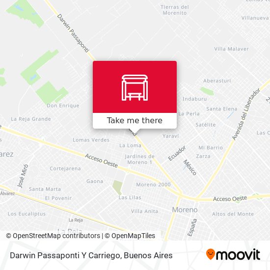 Mapa de Darwin Passaponti Y Carriego