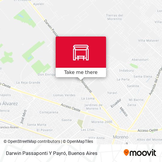 Darwin Passaponti Y Payró map