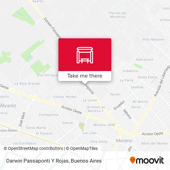 Mapa de Darwin Passaponti Y Rojas