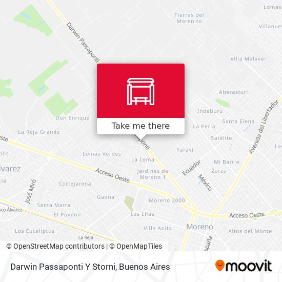 Darwin Passaponti Y Storni map