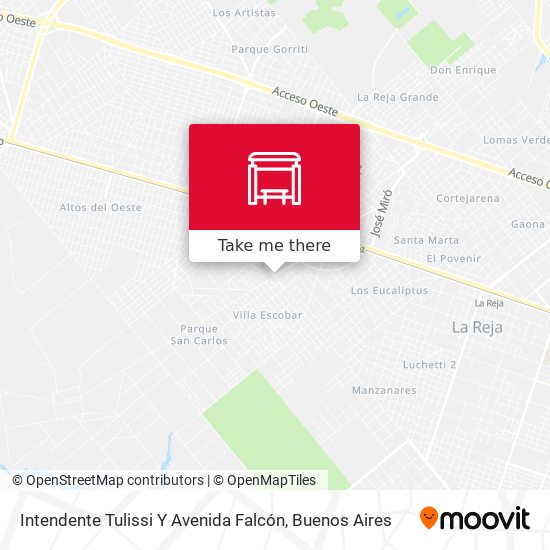 Intendente Tulissi Y Avenida Falcón map