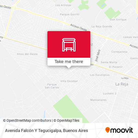 Mapa de Avenida Falcón Y Tegucigalpa