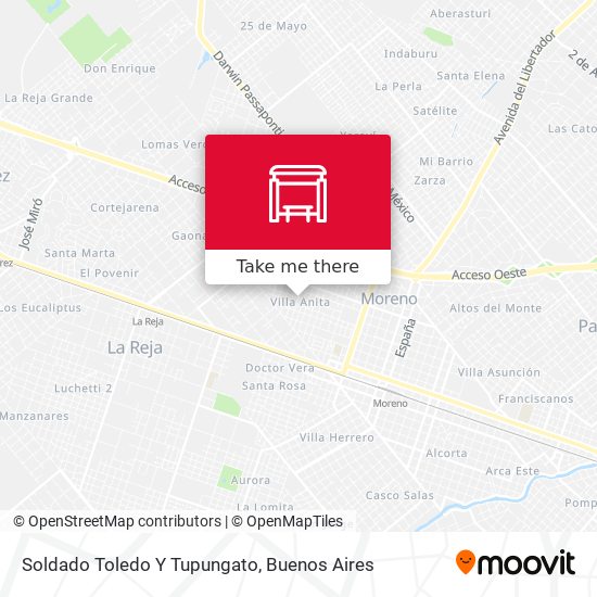 Soldado Toledo Y Tupungato map