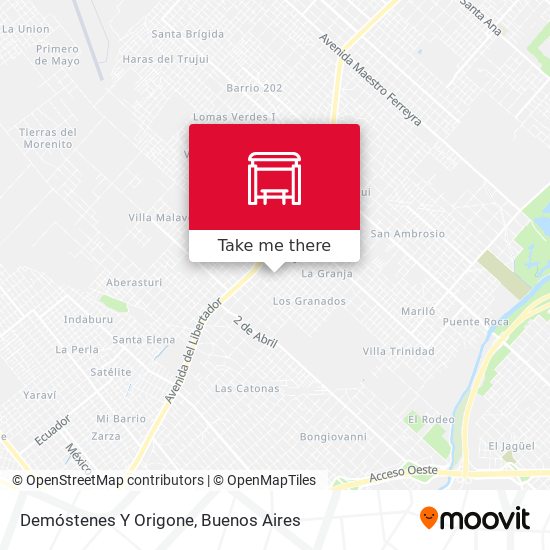 Demóstenes Y Origone map