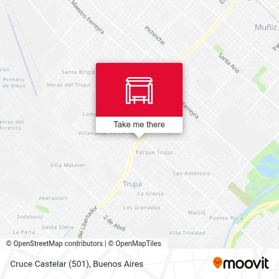 Cruce Castelar (501) map