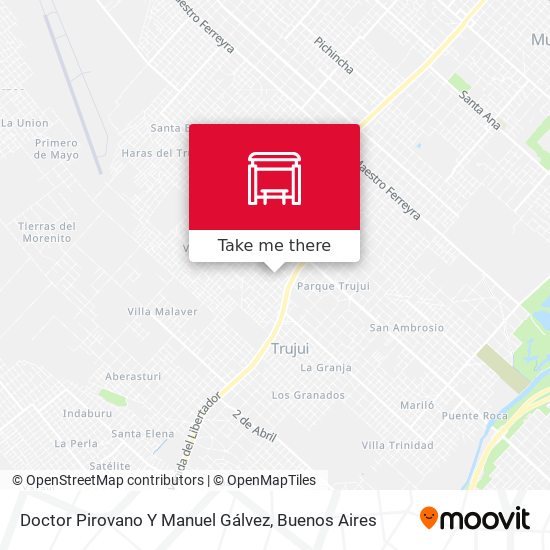 Mapa de Doctor Pirovano Y Manuel Gálvez