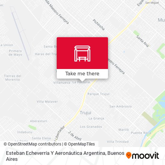 Esteban Echeverría Y Aeronáutica Argentina map