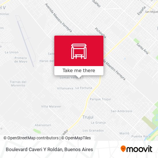 Boulevard Caveri Y Roldán map