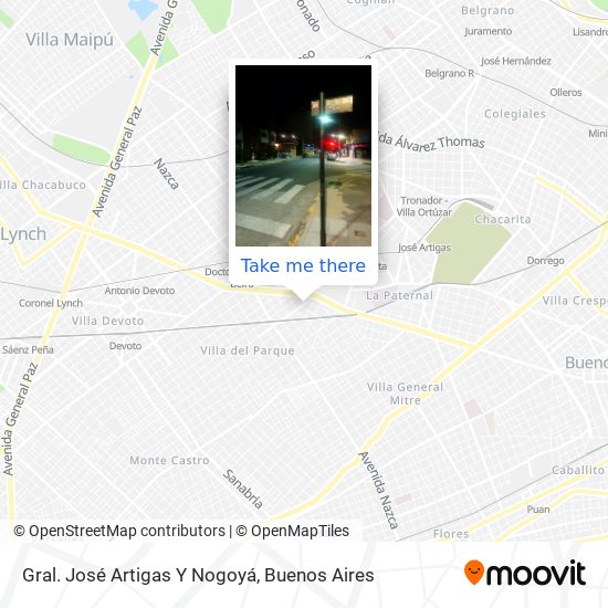 Gral. José Artigas Y Nogoyá map