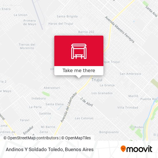 Mapa de Andinos Y Soldado Toledo