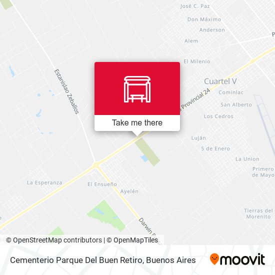 Cementerio Parque Del Buen Retiro map