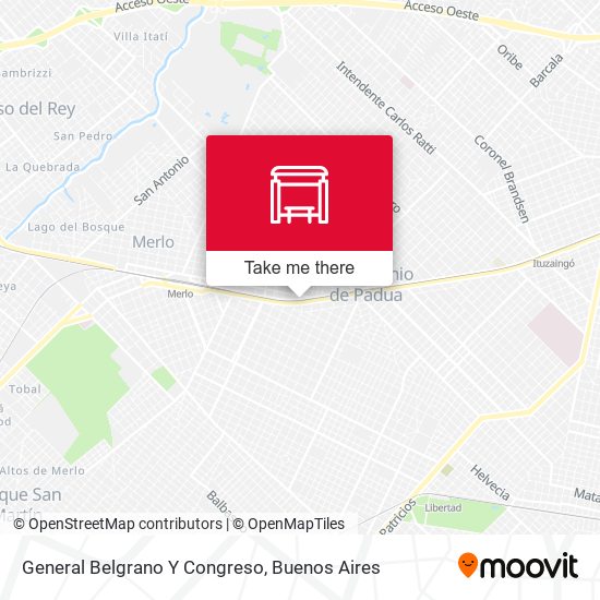 General Belgrano Y Congreso map