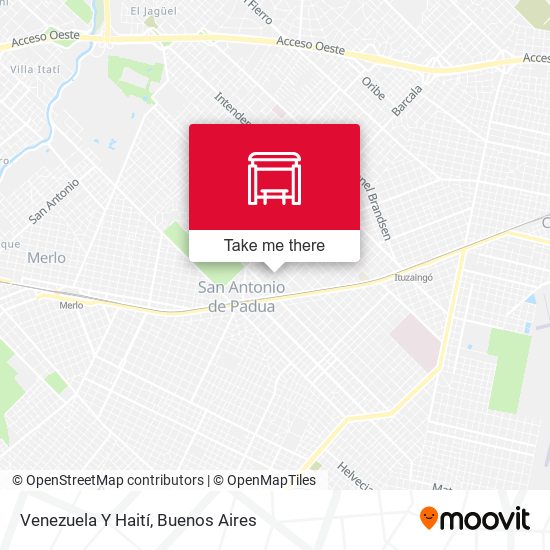 Venezuela Y Haití map