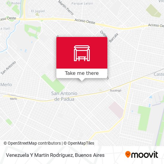 Mapa de Venezuela Y Martín Rodríguez