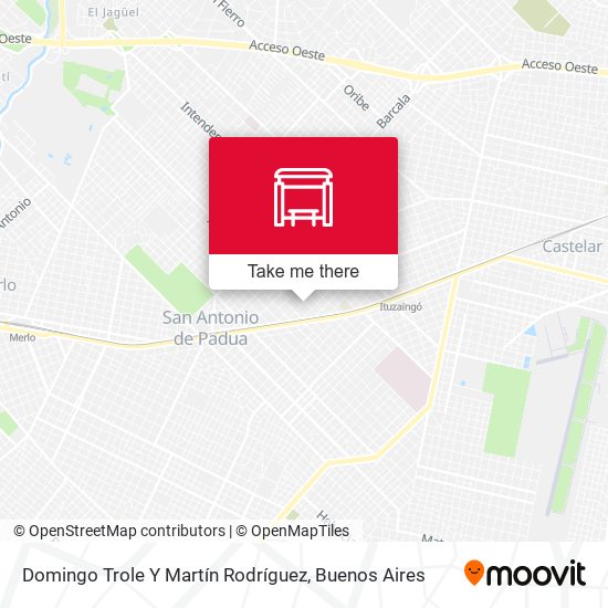 Domingo Trole Y Martín Rodríguez map