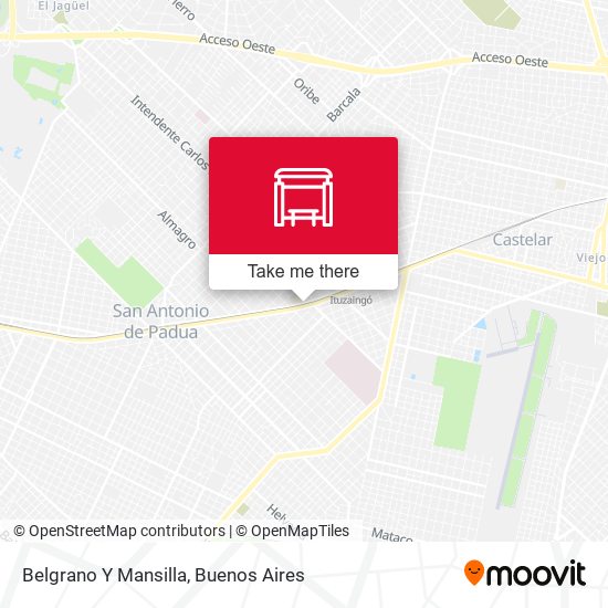 Belgrano Y Mansilla map