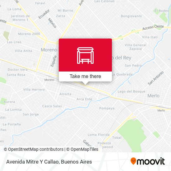 Mapa de Avenida Mitre Y Callao