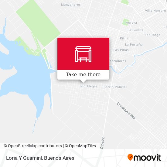 Loria Y Guaminí map