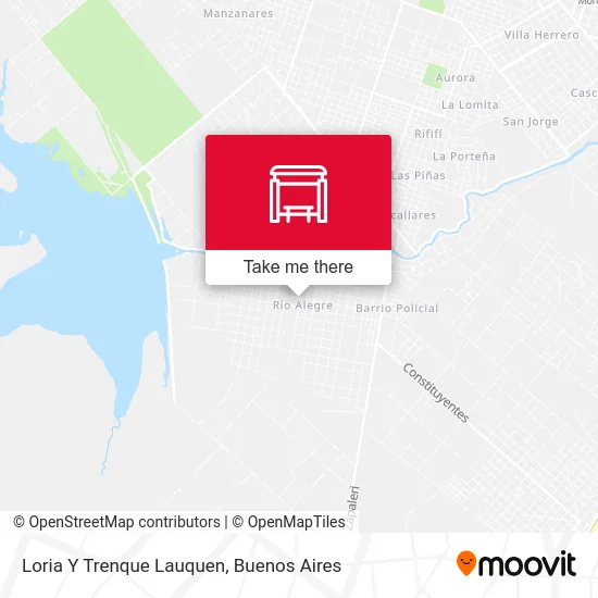 Loria Y Trenque Lauquen map