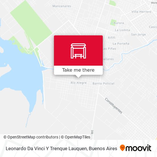 Leonardo Da Vinci Y Trenque Lauquen map