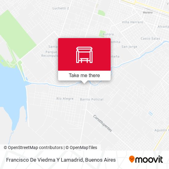 Francisco De Viedma Y Lamadrid map