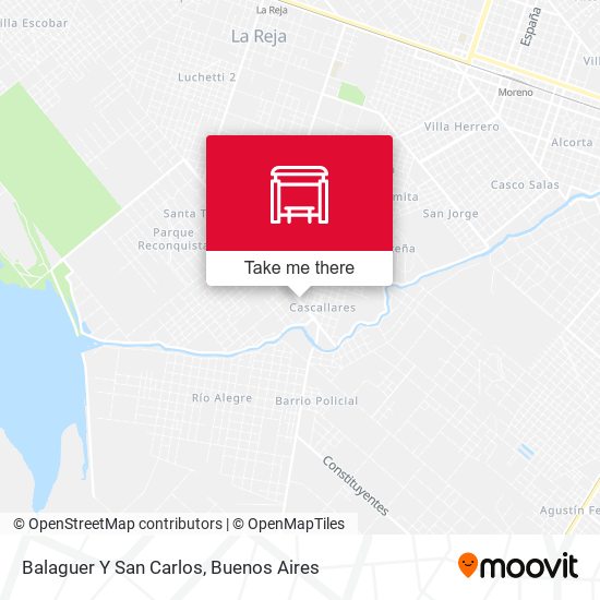 Mapa de Balaguer Y San Carlos