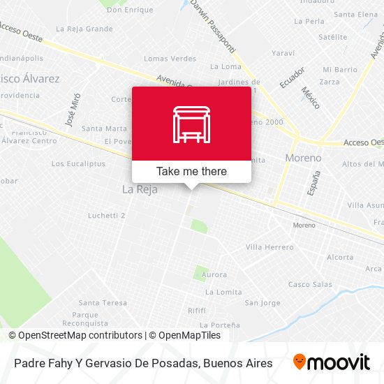Mapa de Padre Fahy Y Gervasio De Posadas