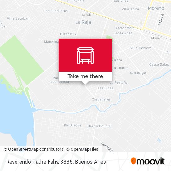 Mapa de Reverendo Padre Fahy, 3335