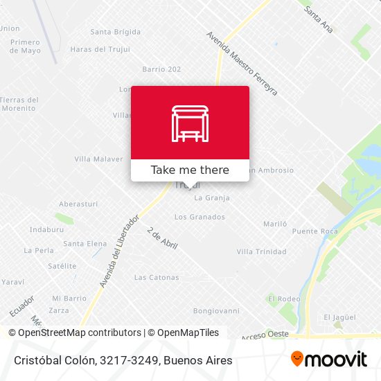 Cristóbal Colón, 3217-3249 map