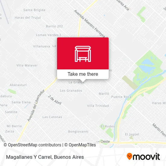 Magallanes Y Carrel map